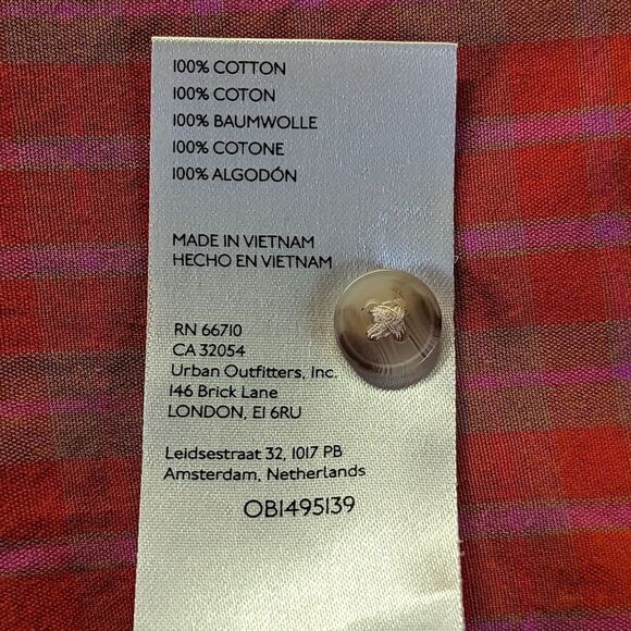 Maeve Red Plaid Buttondown sz 2 EUC - Picture 12 of 14